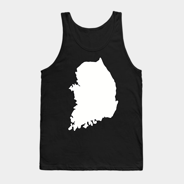 South Korea map Tank Top by Designzz